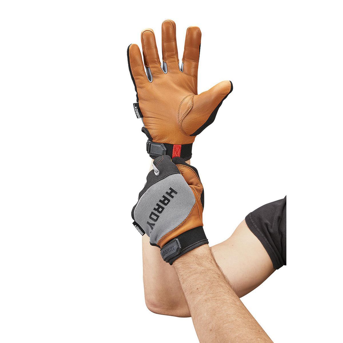 Goatskin Leather Work Gloves, Large