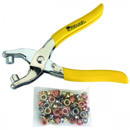 Grommet Pliers with 100 Grommets