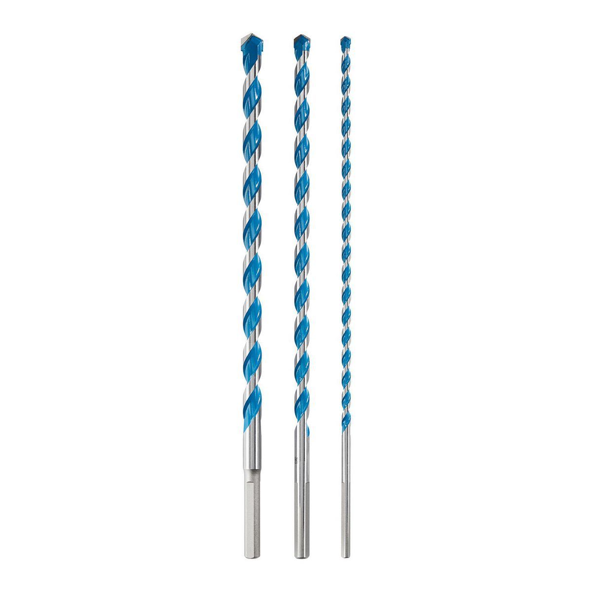 Hammer Drill Masonry Bit Set, 3-Piece