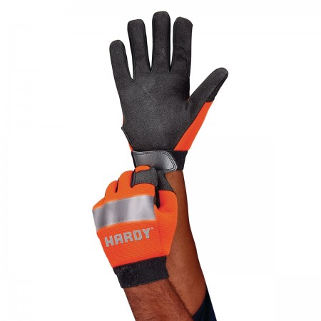 Hi-Vis Mechanics Gloves Large