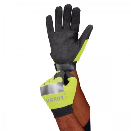 Hi-Vis Mechanics Gloves X-Large