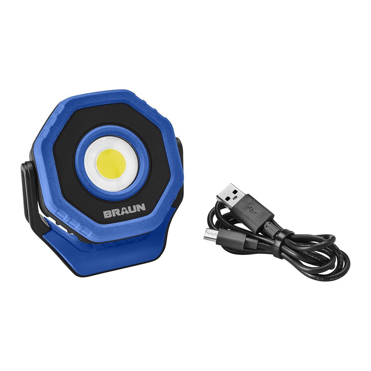 Lumen LED Ultracompact Magnetic Rechargeable Floodlight, Blue