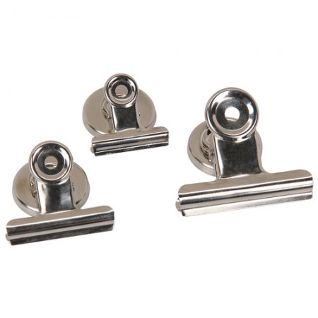 Magnetic Bulldog Clip Set, 3 Pc.