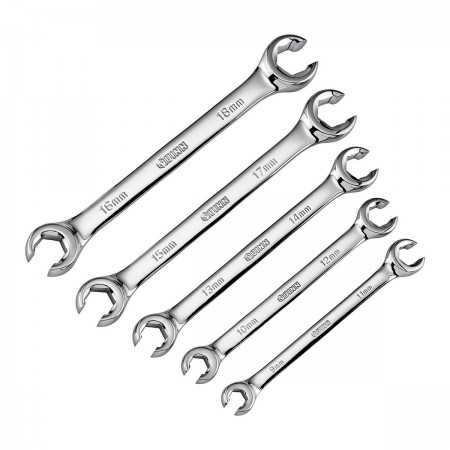 Metric Flare Nut Wrench Set, 5 Pc.