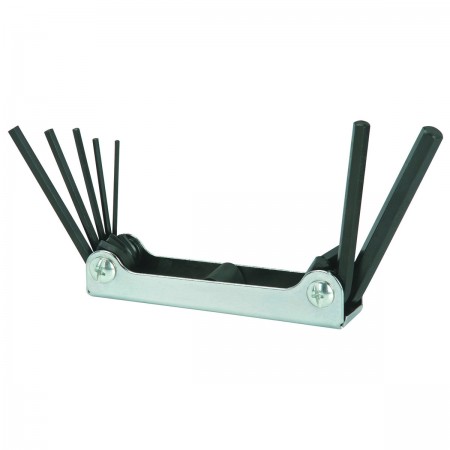 Metric Folding Hex Key Set, 7 Pc.