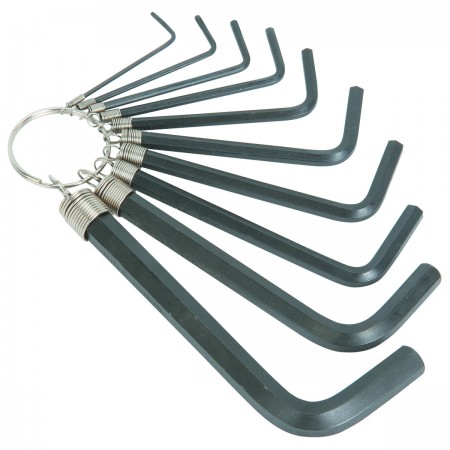 Metric Hex Key Set, 10 Pc.