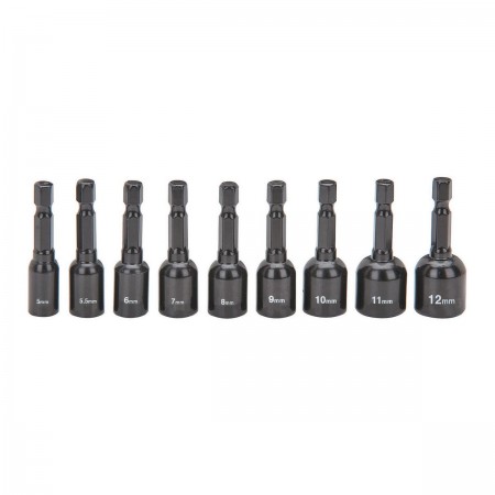 Metric Quick Release Magnetic Nutsetter Set, 9 Pc.