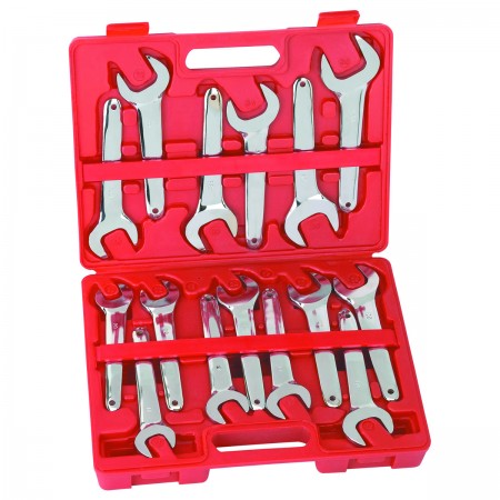 Metric Service Wrench Set, 15 Pc.