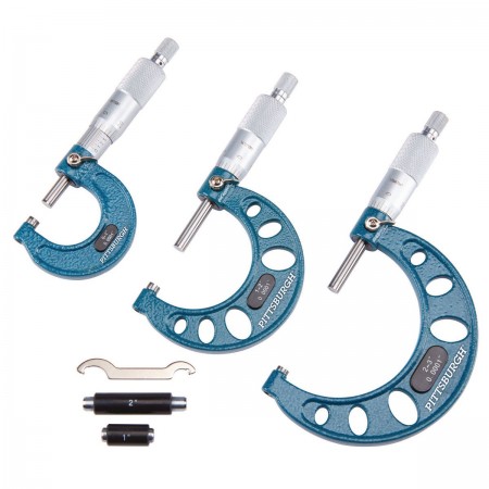 Micrometer Set, 3 Piece