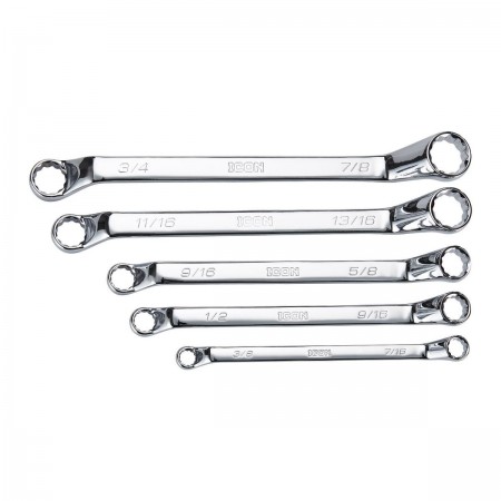 Offset SAE Box Wrench Set, 5 Pc.