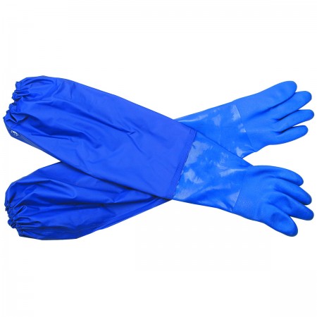 PVC Long Cuff Oil Resistant Gloves