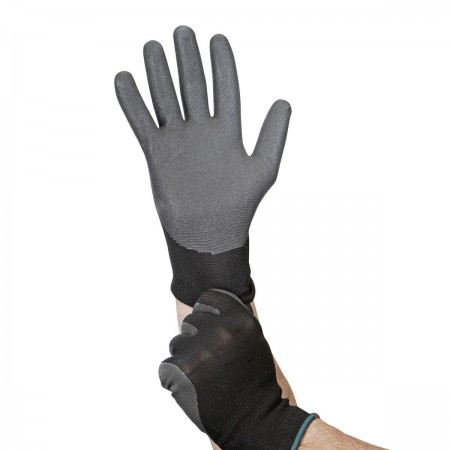 Polyurethane Coated Nylon Work Gloves Large