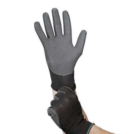 Polyurethane Coated Nylon Work Gloves Medium