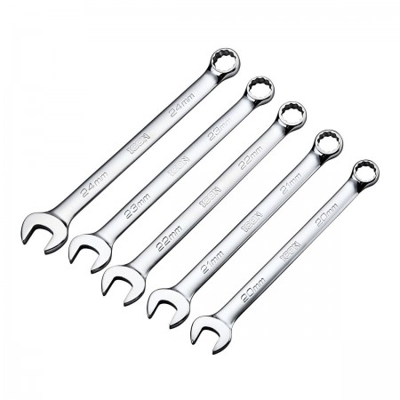 Professional Large Metric Combination Wrench Set, 5 Pc.