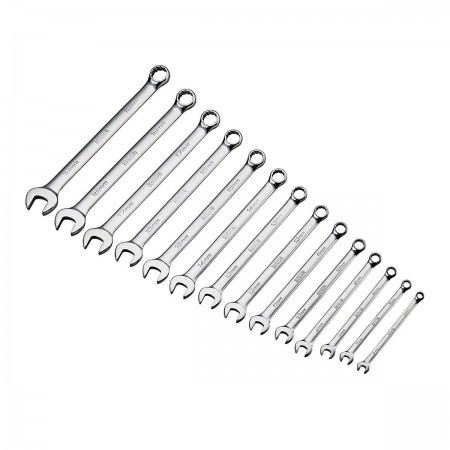 Professional Metric Combination Wrench Set, 14 Pc.