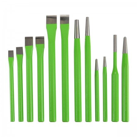 Punch and Chisel Set, 12 Pc.