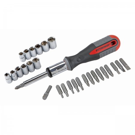 Ratcheting Screwdriver Set, 34 Pc.