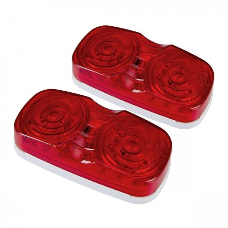 Red Clearance Marker Lamps, 2 Pc.