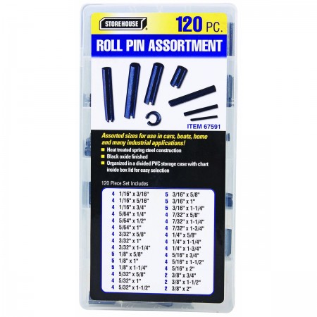 Roll Pin Storehouse, 120 Pc.