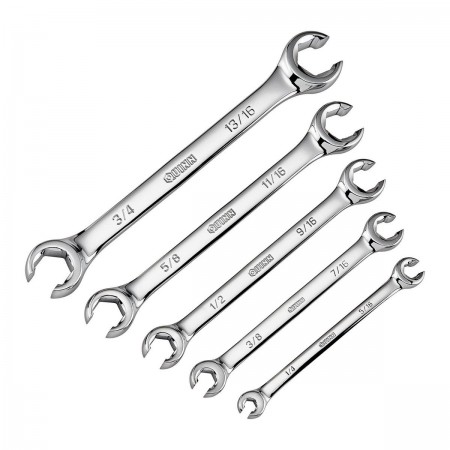 SAE Flare Nut Wrench Set, 5 Pc.