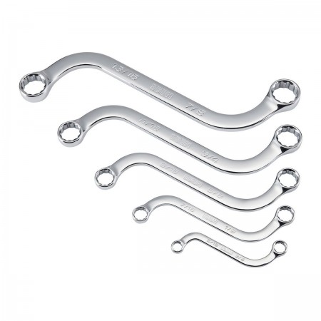 SAE Professional S-Shaped Wrench Set, 5 Pc.