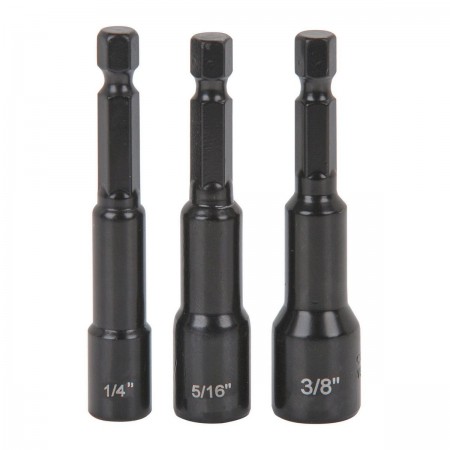 SAE Quick Release Magnetic Nutsetter Set, 3 Pc.