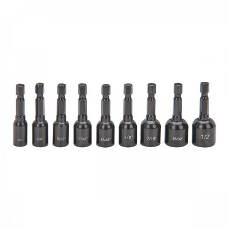 SAE Quick Release Magnetic Nutsetter Set, 9 Pc.