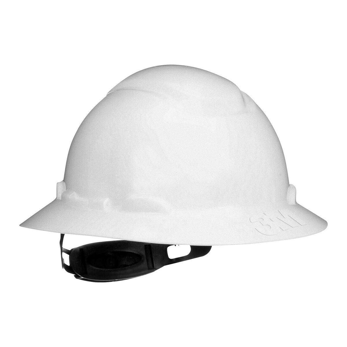 SecureFit™ Full-Brim Hard Hat with Ratchet Adjustment, White
