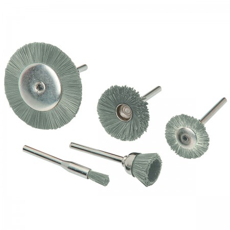 Stainless steel Rotary Wheel and Brush Set 5 Pc.