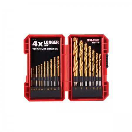 Titanium Drill Bit Set, 21 Pc.