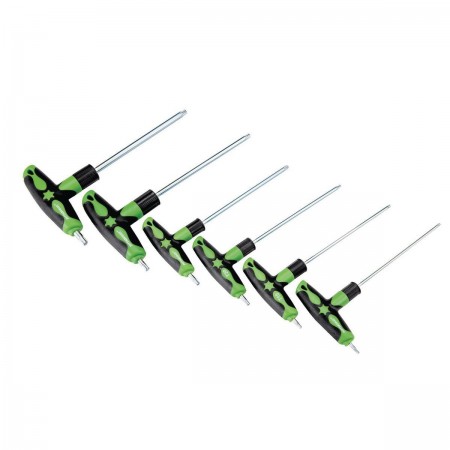 Torx Offset T-Handle Hex Key Set, 6 Pc.