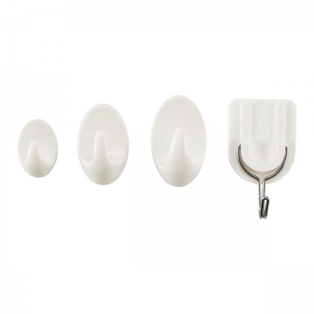 Wall Mount Hook Kit, 16 Pc.