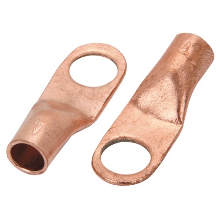 Welding Cable Lugs - #4 AWG, 3/8 in. Stud, 2 Piece