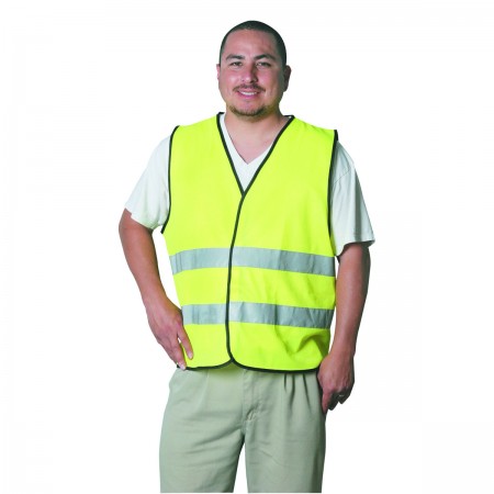 Yellow Reflective Safety Vest, Large