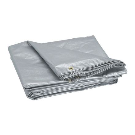 HFT 28 ft. 10 in. x 39 ft. 4 in. Silver/Heavy Duty Reflective All-Purpose/Weather-Resistant Tarp