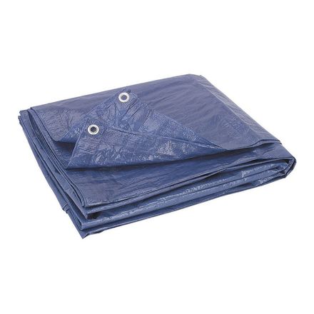 HFT 9 ft. 4 in. x 11 ft. 4 in. Blue All-Purpose/Weather-Resistant Tarp