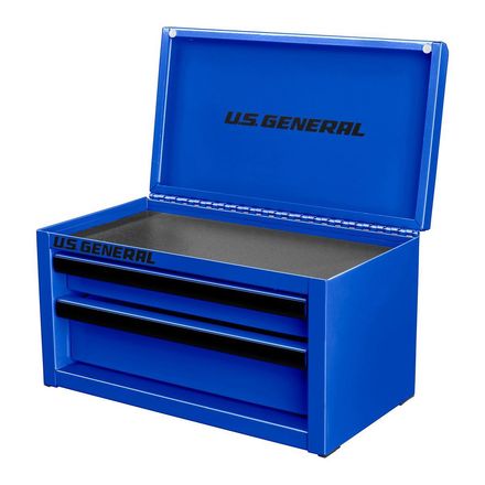 Mini Steel Toolbox, Blue