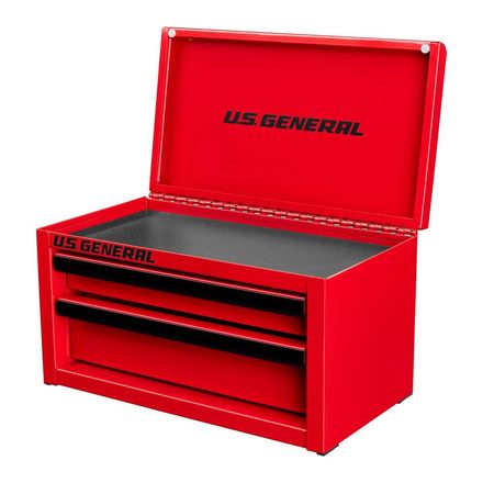 Mini Steel Toolbox, Red